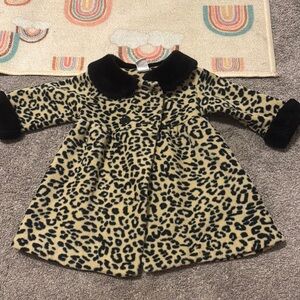 Starting Out Brown and Black Pea Coat Classic Design